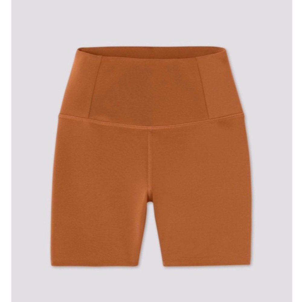 Girlfriend Collective Bike Shorts Spice Small NEW